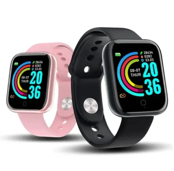 crown 4+1 smart watch-wireless charging smart watch with 4 straps - Image 4