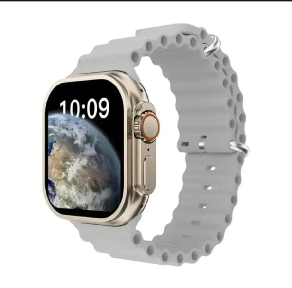 crown 4+1 smart watch-wireless charging smart watch with 4 straps - Image 5