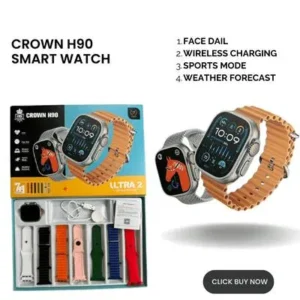 Multicolor Smart Watch with Fast Charge and Health Tracking